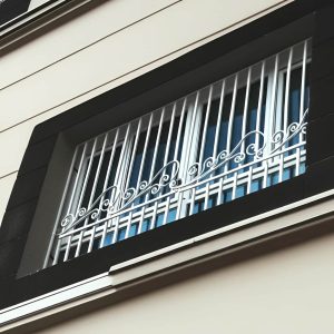 حفاظ پنجره مدل گل نیلوفری در رشت