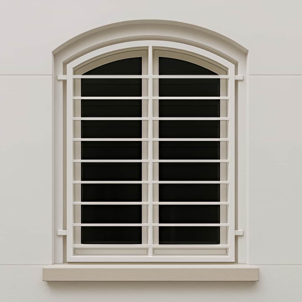 آشنایی با حفاظ پنجره مدل ساده قوس دار در رشت