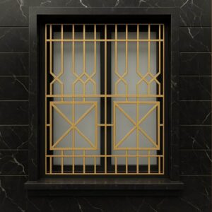 حفاظ پنجره مدل هندسی مدرن در رشت