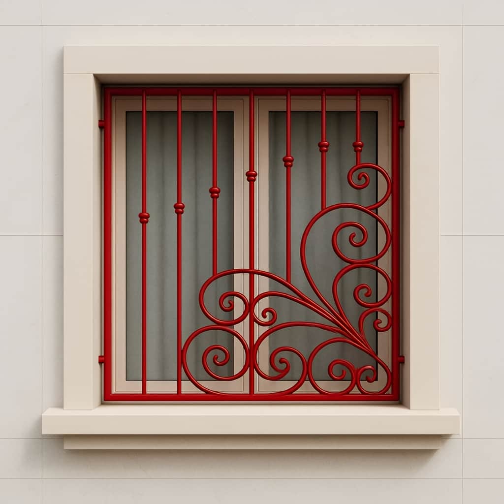 معرفی حفاظ پنجره مدل گل پیچ در رشت