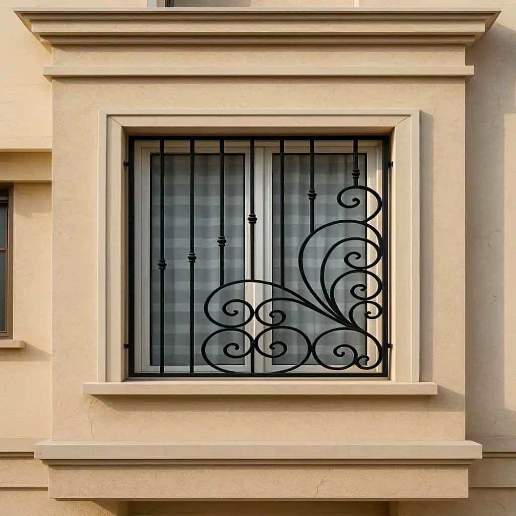 مشخصات حفاظ پنجره مدل گل پیچ در رشت