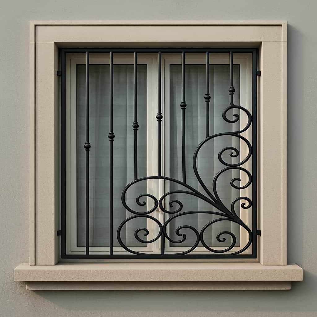 آشنایی با حفاظ پنجره مدل گل پیچ در رشت