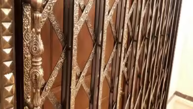 درب آکاردئونی فلزی در رشت