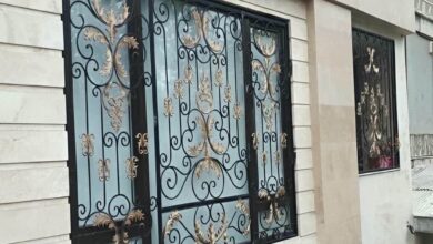 حفاظ پنجره دوجداره از داخل و خارج ساختمان در رشت