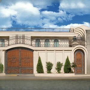 درب فلزی لاله در رشت