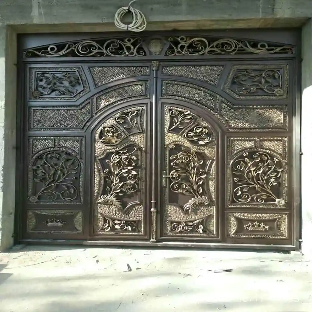 خرید درب فلزی حیاط ویلایی متریال در رشت