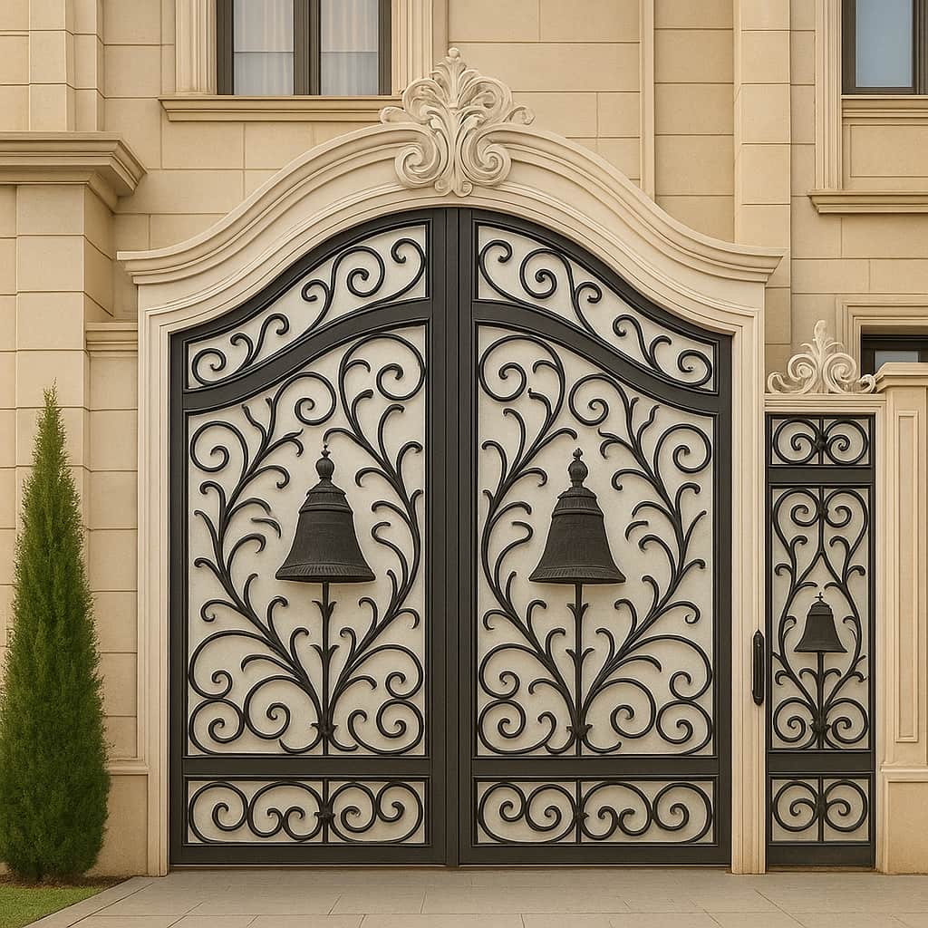 نصب درب فلزی زنگوله ابعاد در رشت