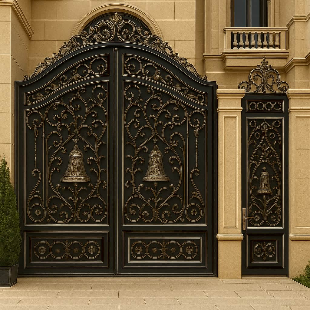 درب فلزی زنگوله در رشت