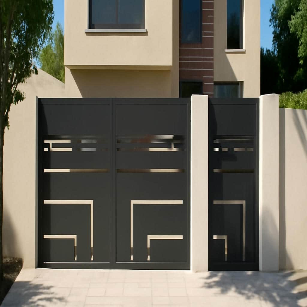 نصب درب مدرن یونیک ابعاد در رشت