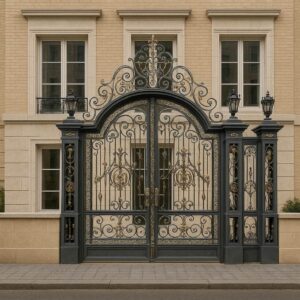 درب فلزی پیچک فرفورژه در رشت