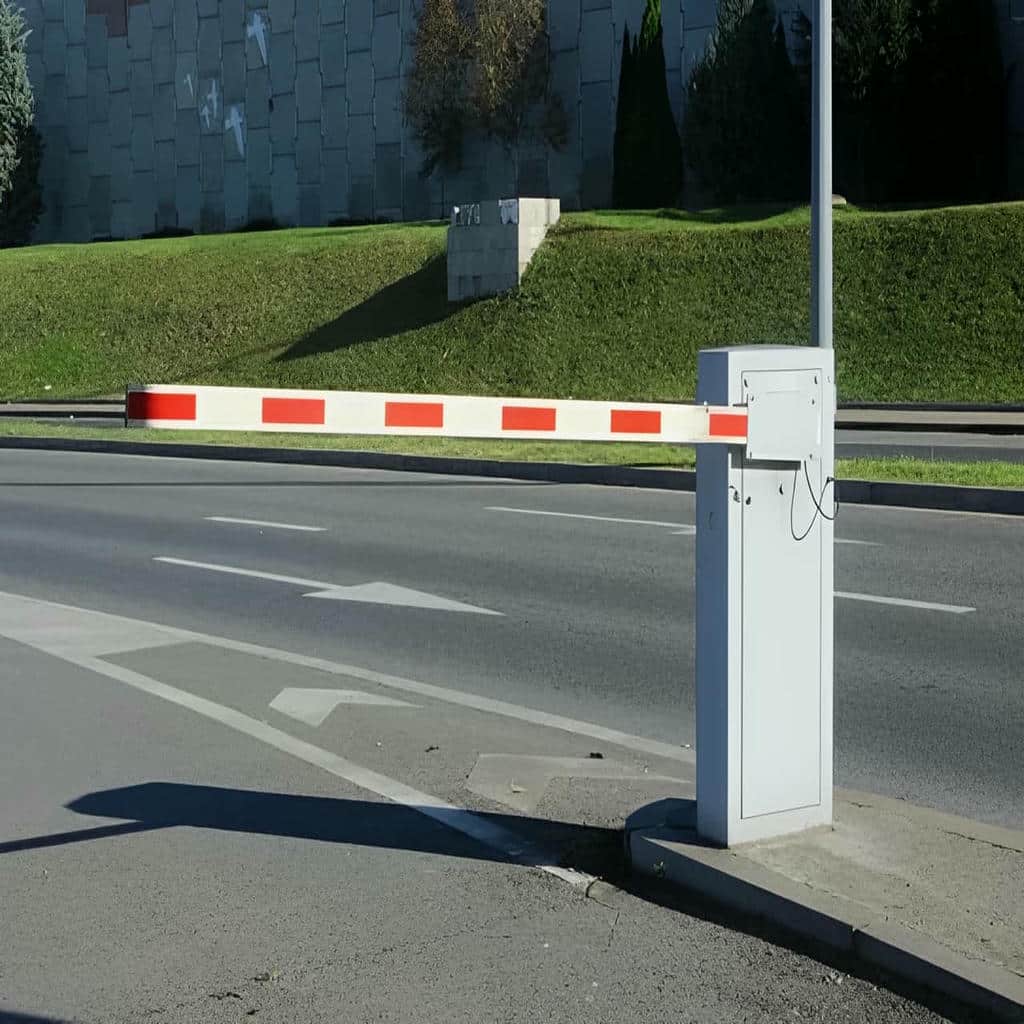 انواع راهبند پارکینگ در رشت با زنجیر فلزی برای کنترل مسیر
