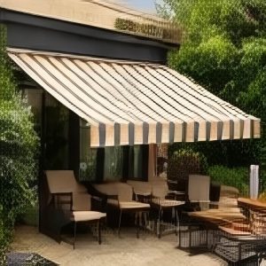 سایبان برقی در رشت نصب در باغ با سازه مقاوم