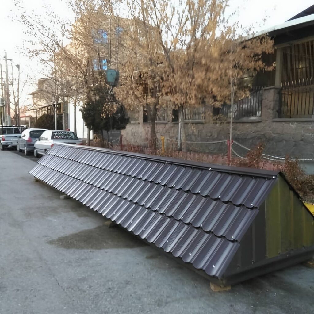 اجرای آردواز حیاط با شیب استاندارد در رشت