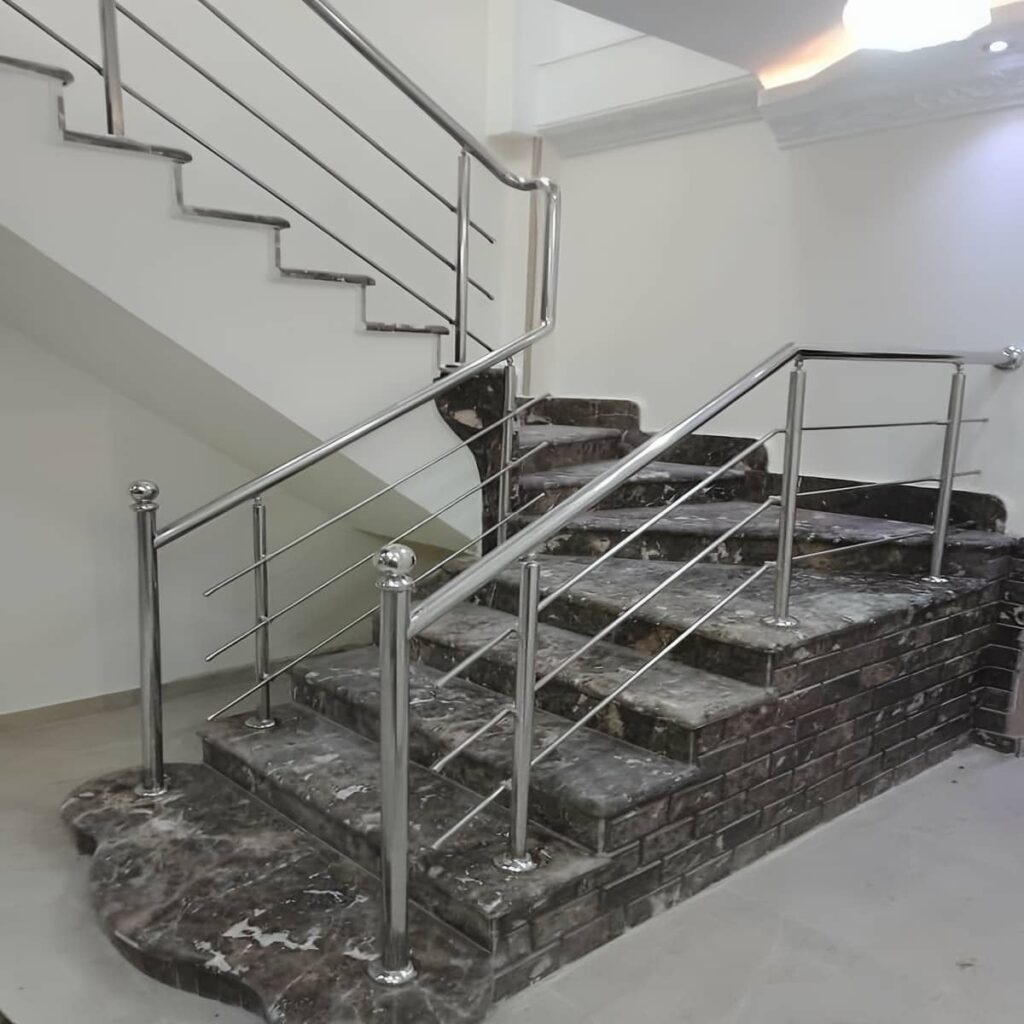 ساخت نرده استیل افقی برای تراس در رشت