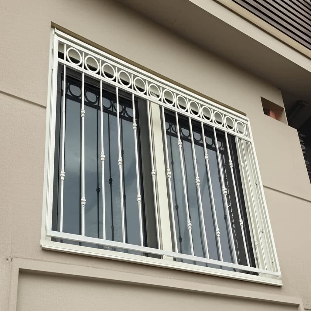 پروفیل حفاظ پنجره ضد سرقت میله عمودی برای ساختمان در رشت