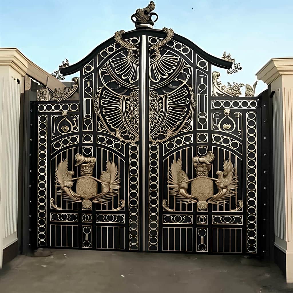 ساخت درب فلزی ورودی ویلا در رشت