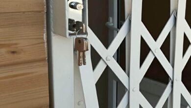 7 مدل حفاظ پشت درب آپارتمان ریلی در رشت