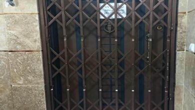 12 نمونه درب آکاردئونی برای واحد اداری در رشت