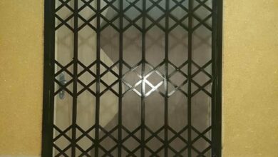 11 مدل درب ریلی آکاردئونی کم جا در رشت