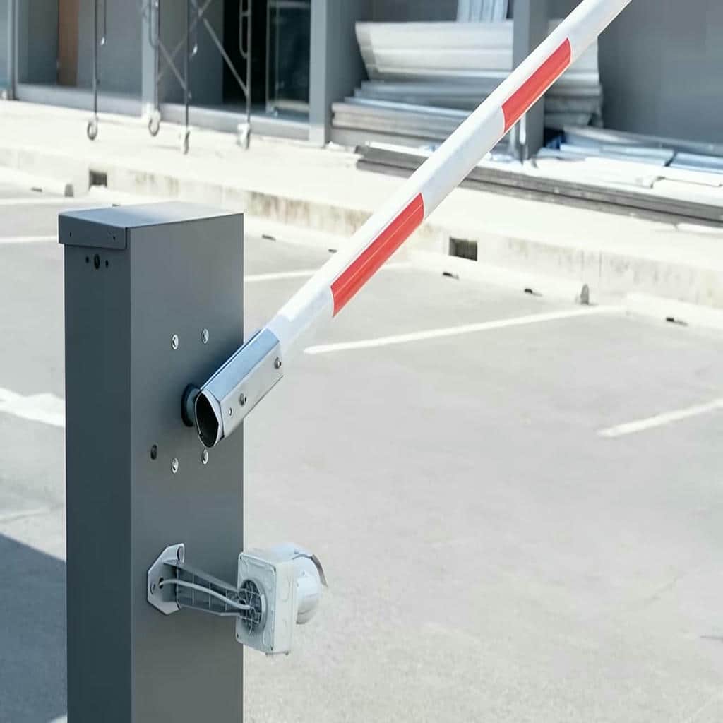 خدمات نصب راهبند بازویی LED دار پارکینگ فضای باز در رشت