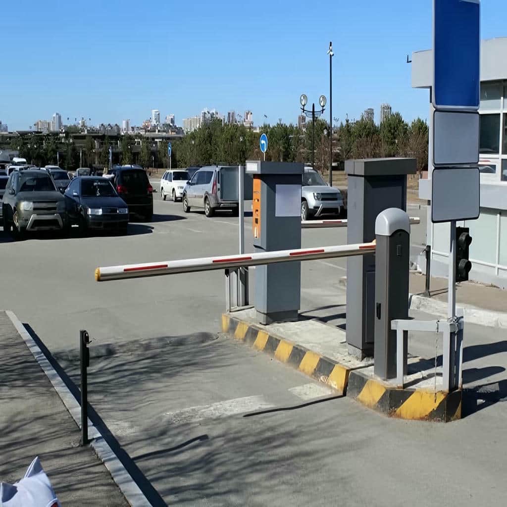 راهبند زنجیری محوطه باز با فتوسل ایمنی در رشت راهبند زنجیری محوطه باز با فتوسل ایمنی در رشت
