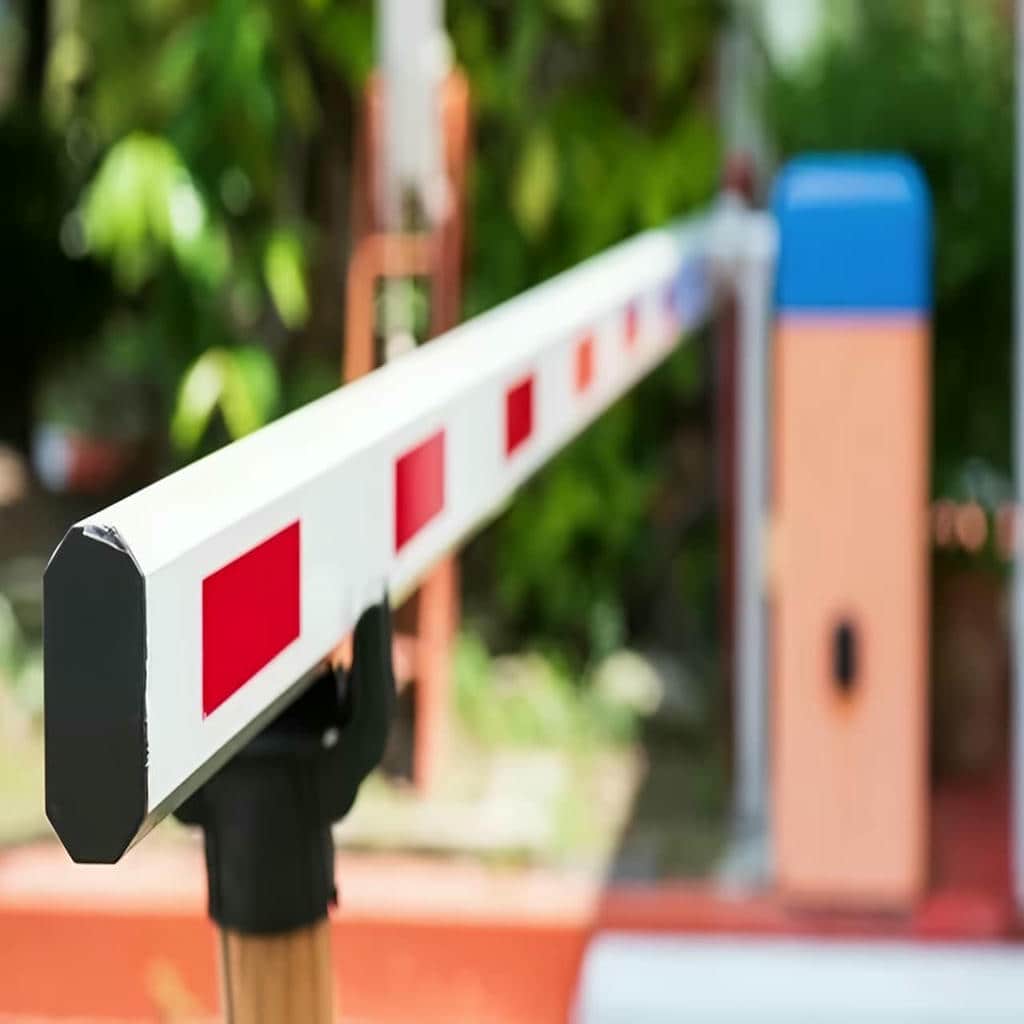 نصب راهبند ورودی صنعتی کامیون رو برای کارگاه در رشت