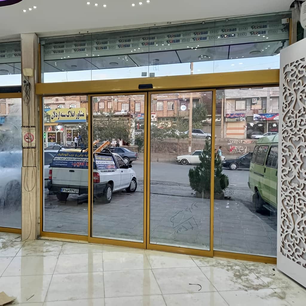 12 طرح فریم آلومینیومی درب اتوماتیک شیشه ای در رشت