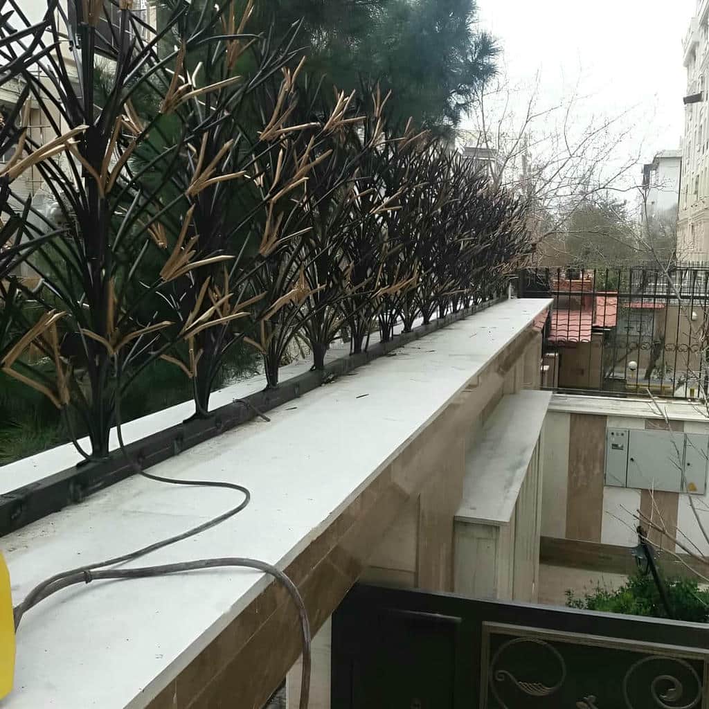 حفاظ شاخ گوزنی با شاخههای ترکیبی برای باغ ویلا در رشت حفاظ شاخ گوزنی با شاخههای ترکیبی برای باغ ویلا در رشت