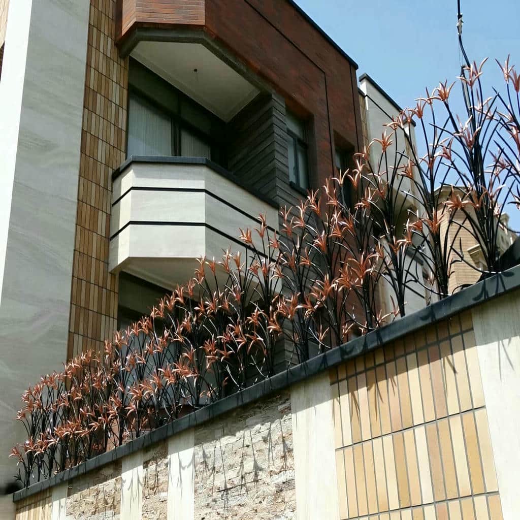 خرید حفاظ دیوار فلزی ردیفی با انتخاب طرح در رشت