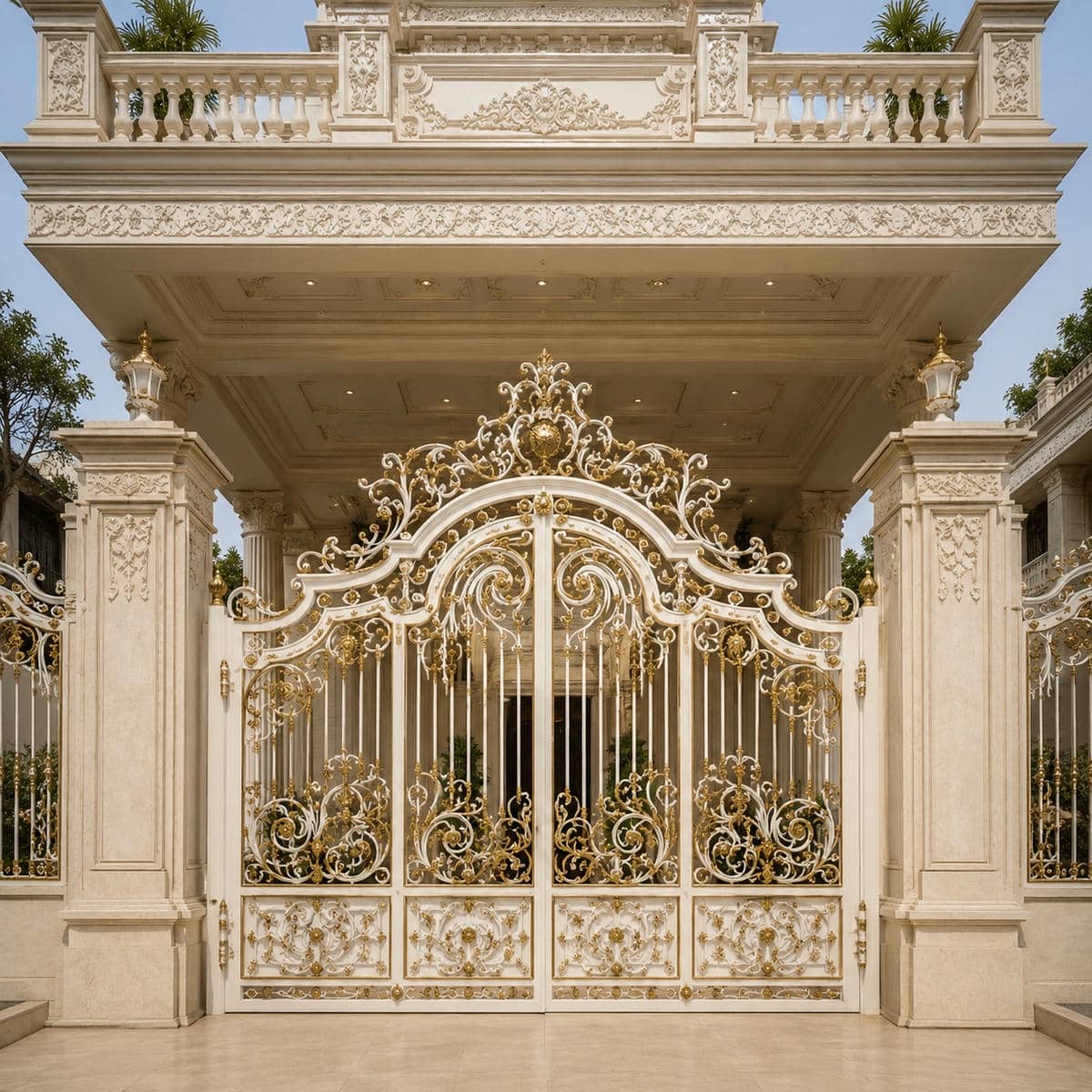 درب پارکینگ کلاسیک در رشت