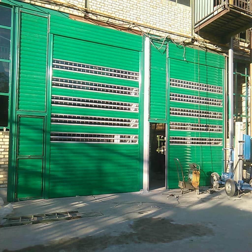 قیمت کرکره برقی رنگی نمای فروشگاه برای سفارش در رشت