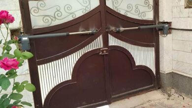13 مدل جک درب حیاط سنگین شاسی دار در رشت