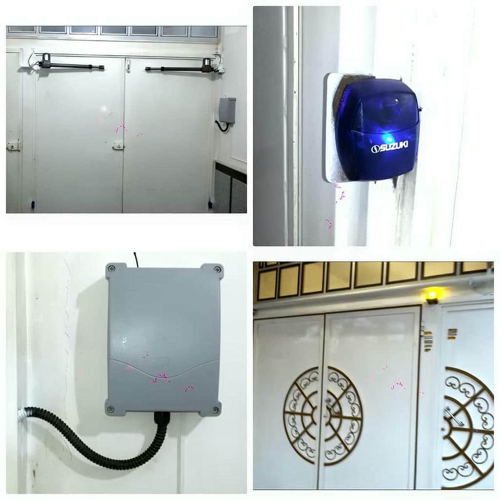 6 مدل درب برقی پارکینگ ریلی در رشت