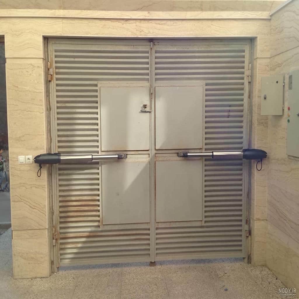 خرید درب پارکینگ جک دار بازویی مناسب ستون عمیق در رشت