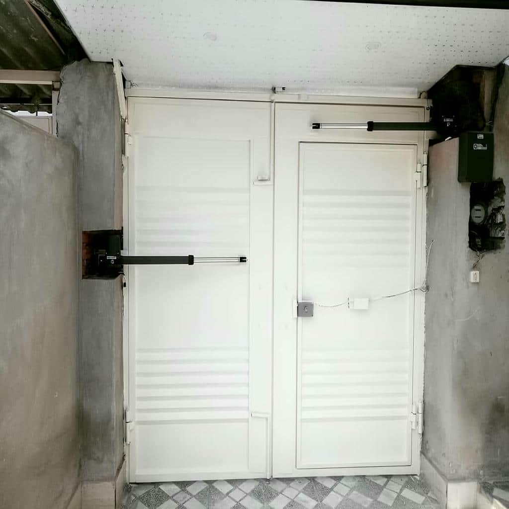 خرید جک درب حیاط سنگین شاسی دار در رشت