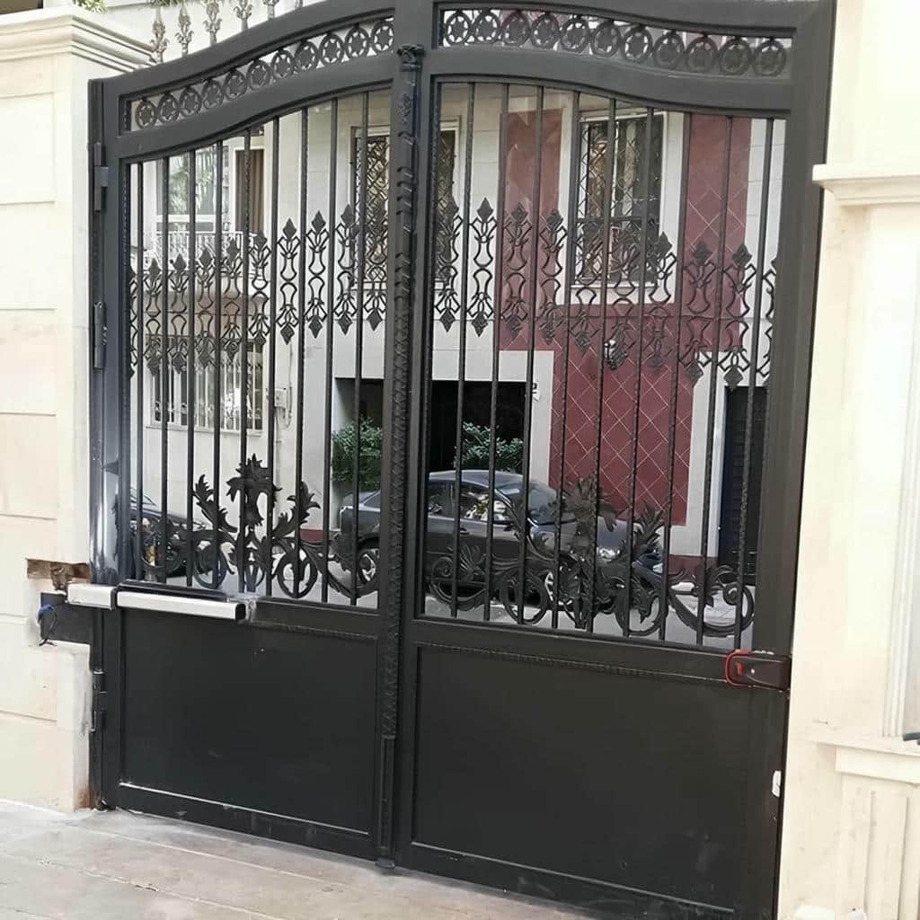 خرید درب برقی پارکینگ ریلی برای ساختمان در رشت