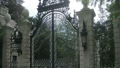 11 نمونه درب ورودی ساختمان آهنی دو لنگه در رشت