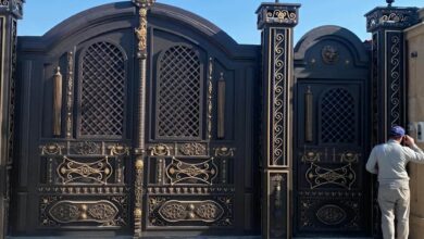 7 مدل درب ویلایی دو لنگه ماشین رو در رشت
