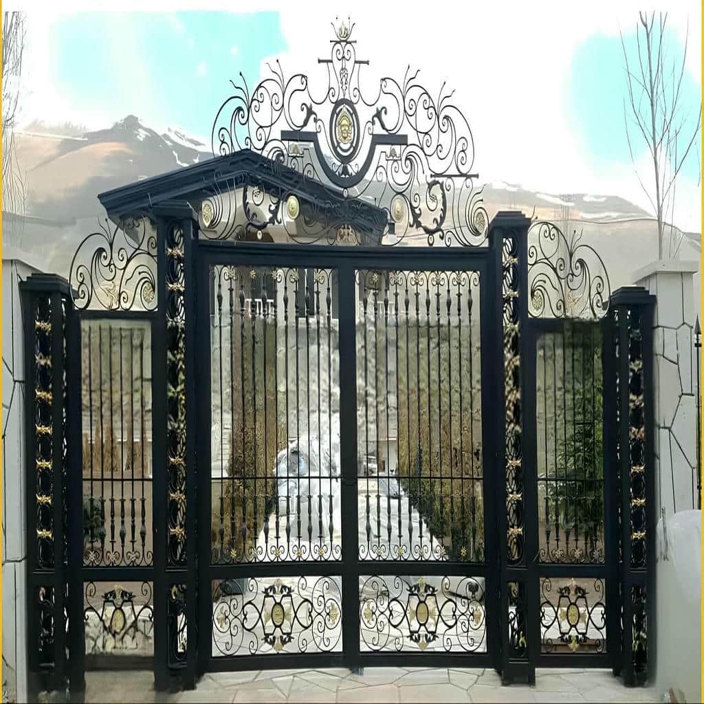 خرید درب آهنی برش لیزری ورودی مناسب حفظ حریم در رشت