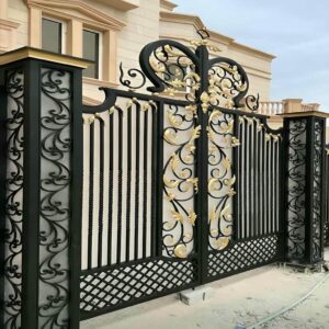 11 طرح درب حیاط پروفیلی کلاف دار در رشت