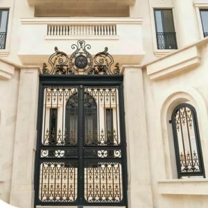 6 طرح درب ساختمان مدرن نمای سنگ در رشت