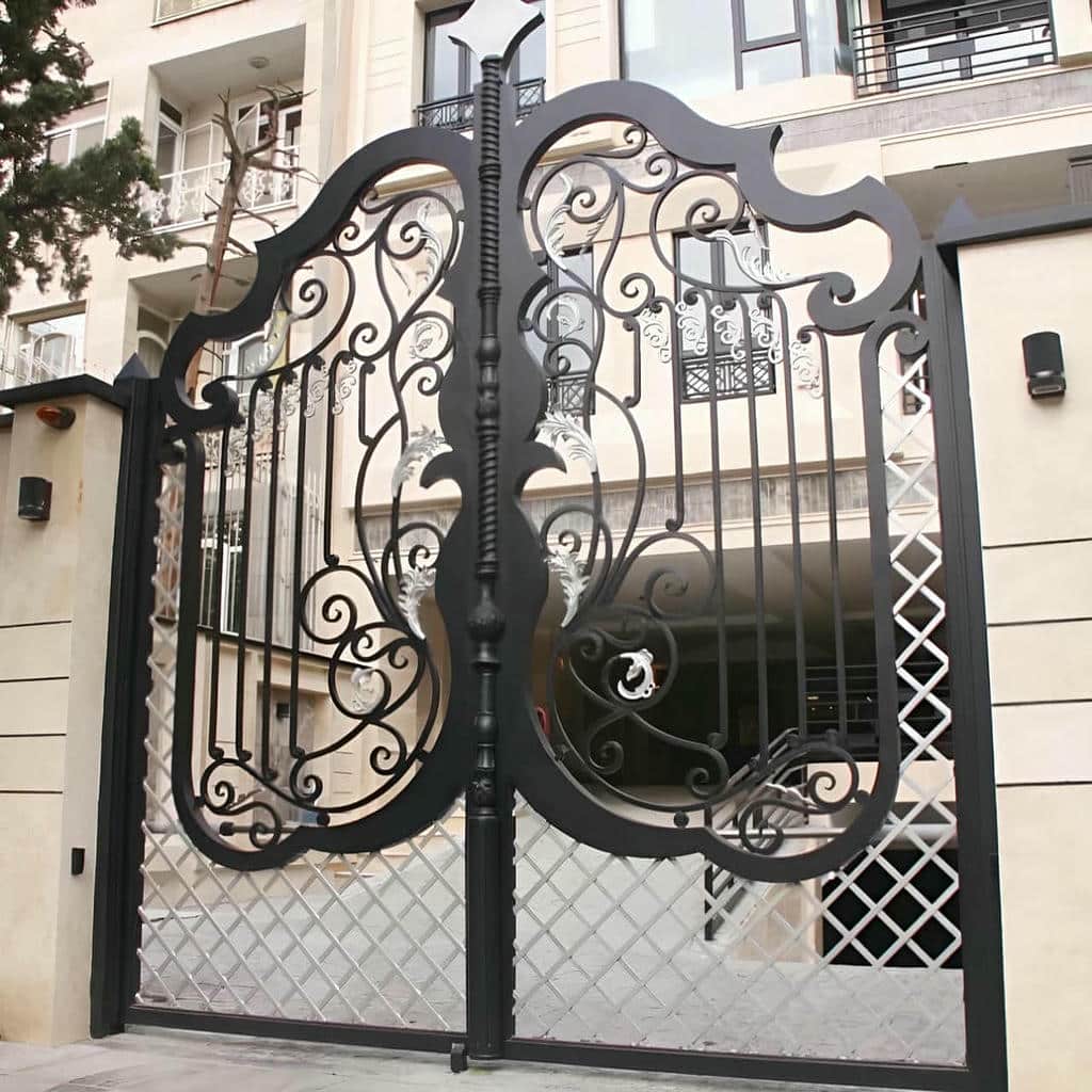 خرید درب فلزی ساختمان ورودی اصلی مدرن در رشت