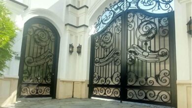 6 طرح درب حیاط ویلایی قوسی در رشت
