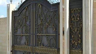 7 مدل درب فلزی CNC حیاط در رشت
