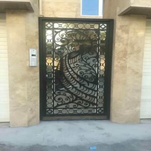 14 مدل درب حیاط ریلی ماشین رو در رشت