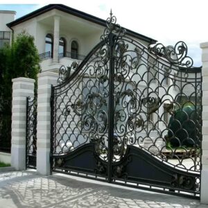 10 طرح درب باغی ویلایی فرفورژه در رشت
