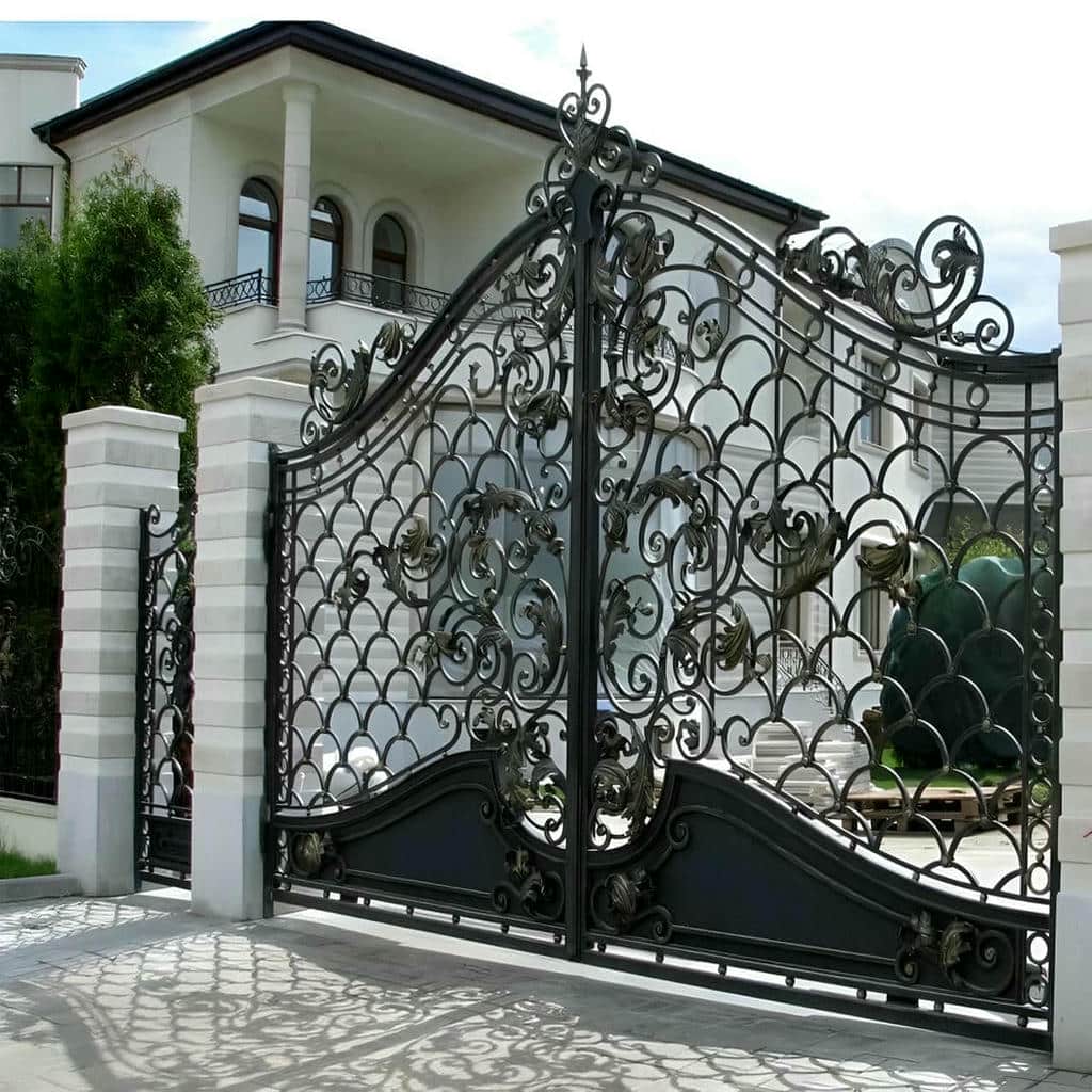 10 طرح درب باغی ویلایی فرفورژه در رشت