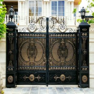 10 طرح درب باغ ویلایی قوسی در رشت