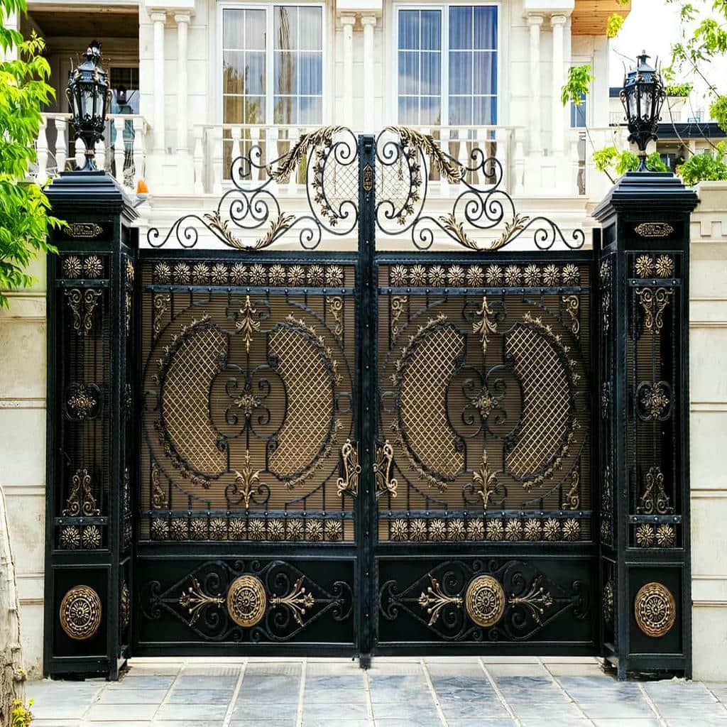 10 طرح درب باغ ویلایی قوسی در رشت