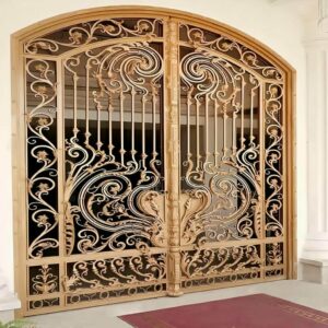 13 مدل درب ویلایی ریلی محوطه باغ در رشت